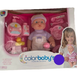 Color Baby muñeco bebé con accesorios